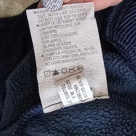 Under Armour ColdGear Hoodie Men's Sz MedLoose Fit Navy Blue Sweatshirt - Picture 7 of 8